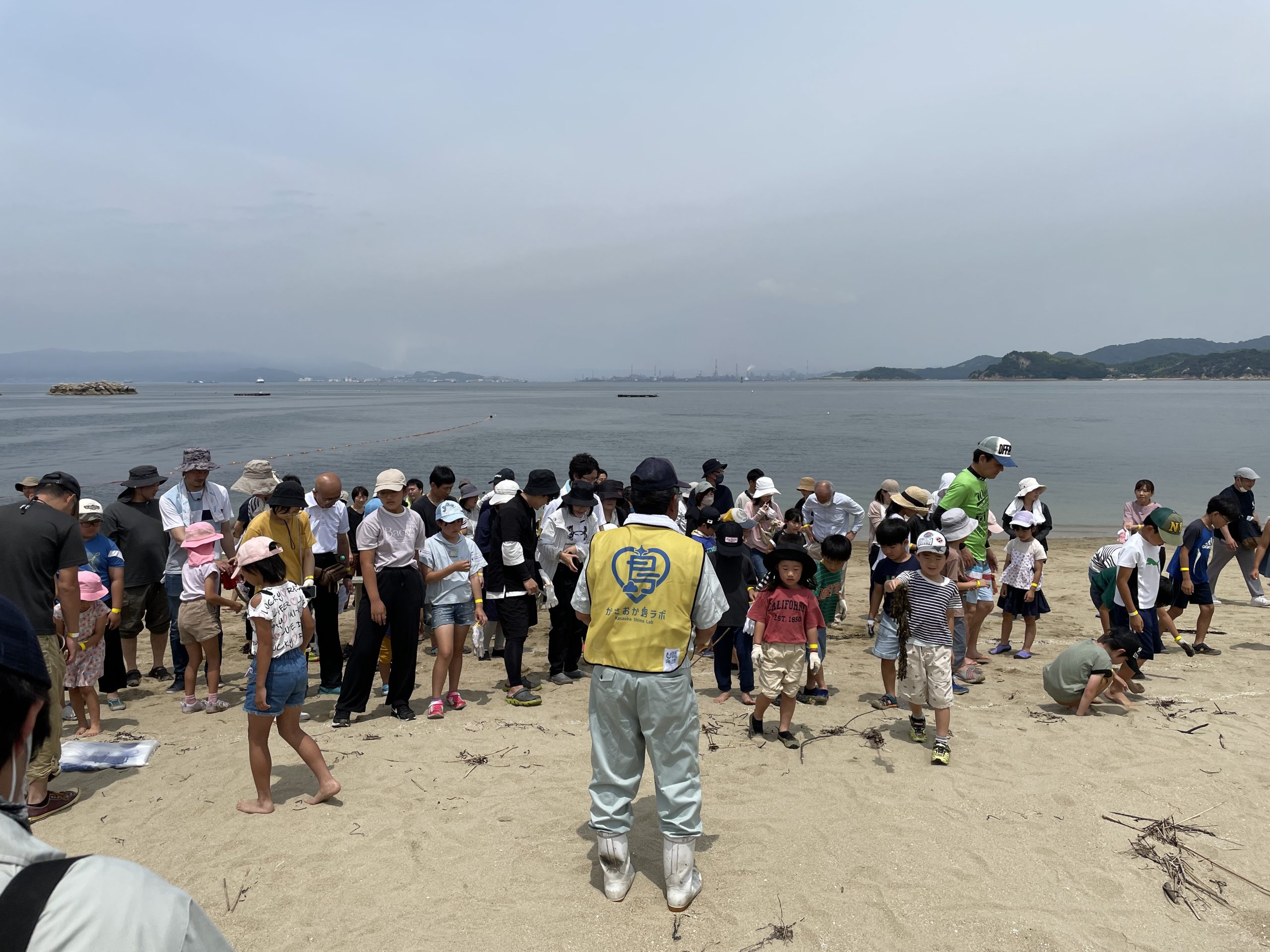 白石島（岡山県笠岡市）での海らぼイベント（親子学習会）に参加してきました。 - SDGsセミナーや教育旅行（異業種交流）はサラヤエスビーエス